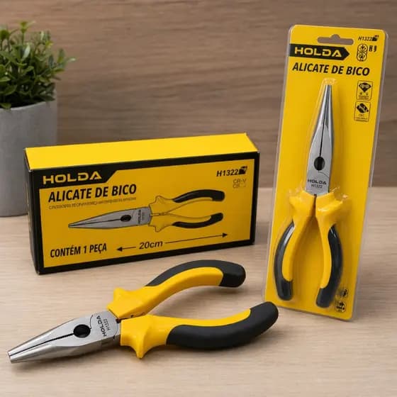 Alicate Bico Longo 6” Profissional Precisão Ferramenta Manual