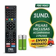 Controle Philco Smart TV Compatível FBG 9063 Netflix YouTube Globoplay Prime Vídeo