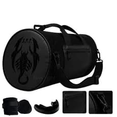 Kit Bolsa Muay Thai Kickboxing + Bandagem + Bucal