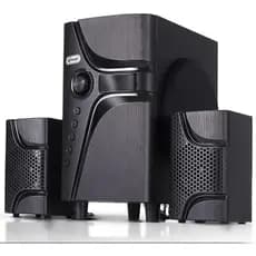Home Theater 2.1 Knup KP-RO814 45W Bluetooth Subwoofer USB FM Controle Remoto Bivolt Para TV PC Notebook Celular