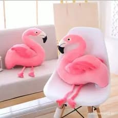 Brinquedo de Pelúcia Flamingo Rosa Brilhante Brinquedo de Dormir Infantil Fofo Decoração de Casa Brinquedo Macio