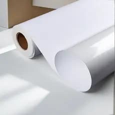5 Metros Adesivo Vinil Branco + Espátula para Aplicação Móveis Geladeira Fogão Decoração Lavável