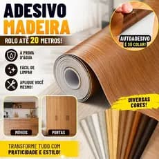 5/10/15/20 Metros Adesivo Papel de Parede Autocolante 5m x 45cm Madeira Mármore Geométrico 2,25m²