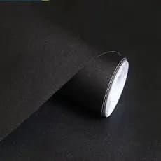 Papel Adesivo Preto  5/10 Metros Lavável Papel De Parede Autocolante Autoadesivo Fosco