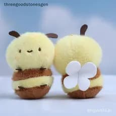 [Trêsgoodstonesgen] Chaveiro Com Pingente De Boneca De Abelha , Mochila Elegante , Bolsa , Presente De Menina De Pelúcia