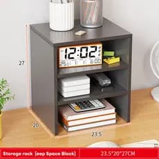 Office Desk Organizer Multi-layer Storage Rack with Spacious Compartments