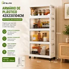 Drelife Armário de cozinha dobrável para armazenamento suporte de temperos multicamadas prateleira móvel de piso