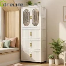 Drelife Armário Infantil Sem Ferramentas Gavetas Reforçadas para Roupas de Bebê Organizador Doméstico para Lanches