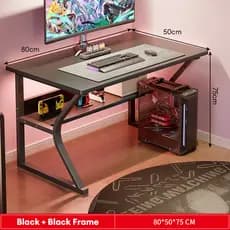 Home Office Desk Desktop Computer Table Student Study Writing Desk Simple Spacious Gaming Table