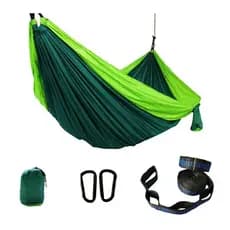 Rede de Descanso em Tecido de Nylon 210T para Camping ao Ar Livre Leve e Respirável
