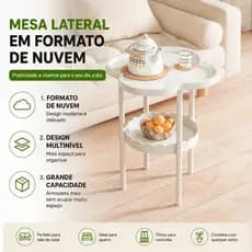 Mesa Lateral Móvel Estante De Cabeceira Moderna Minimalista Para Quarto Aparador Doméstico Ao Lado Da Cama E Sofá