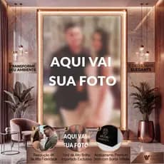 Quadro Decorativo Personalizado Com Sua Foto/Imagem MDF Familia Oração Frases Paisagem