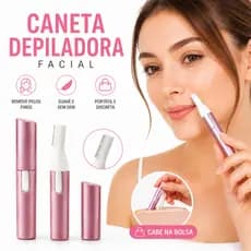 Caneta Depiladora Elétrica para sobrancelhas / Rosto / Corpo / Depilador / buço / Indolor