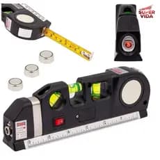 Nível Laser Profissional Trena C/ Tripé Horizontal Vertical Nivelador a laser