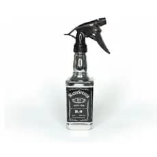 Borrifador de Água Profissional 350ml Prata Cromado Jack Barber Shop para Cabelos e Barba