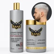 Kit Nevou -  Pó Descolorante + Oxidante 35 Vol Matizadora Profissional Anti-Yellow Clareia até 9 Tons
