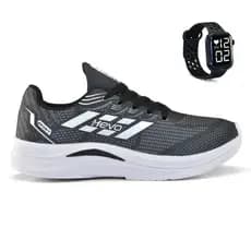 Tenis Masculino e Feminino + Relogio + Meia Esportivo Corrida Treino Versatil Sola Macio Tenis Respiravel Super leve