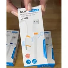 Cabo USB Reforçado tipo C - Carregamento Rápido e Seguro! Diga adeus a cabos frágeis! O Cabo USB Reforçado