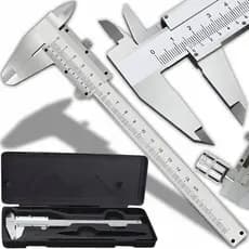 Paquimetro Analógico Manual Universal 150mm Aço Inox Com Estojo ProfissionaL