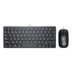 Kit Teclado E Mouse Abnt2 Com Fio Usb Computador Notebook