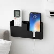 Suporte de Parede Multiuso para Celular e Controle Remoto - Organizador