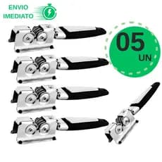 Kit 5 Amolador Afiador De Facas Aço Inox Profissional, Pratico Para Sua Cozinha