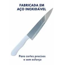 FACA AÇO INOX 8 PEGADAS 33 CM USO GERAL