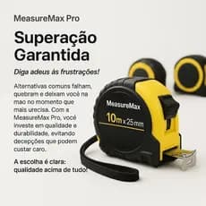 Trena 10m Aço Reforçado Autotrava Fita Metrica 25mm Antirreflexo