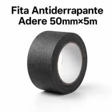 Fita Antiderrapante 50mm×5m Escada Segura Resiste a Chuva, Sol e Tráfego Intenso