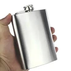 Cantil De Bolso Porta Bebida Garrafa Inox Cantis 200ml Whisky Lembrança Presente Casamento Natal