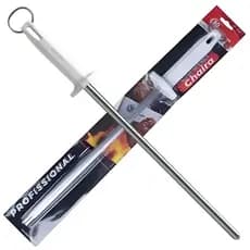 Chaira Estriada 12" Afiador Amolador De Facas Inox Açougue Profissional 1 Unidade