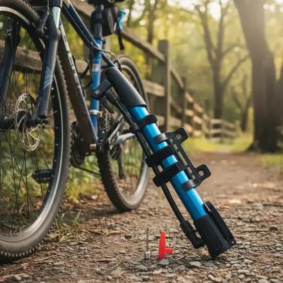Bomba De Ar Bomba Com Bico Suporte Bike Encher Bola Pneu Bicicleta Carro Moto 30 cm Bike top