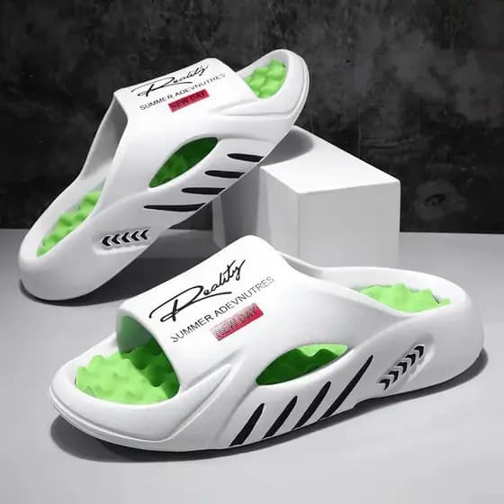 42741 Chinelos de Massagem EVA Masculinos para o Verão, Sapatos Casuais para Caminhada em Ambientes Internos e Externos,