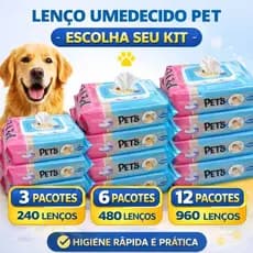 Lenço Umedecido Para Caes E Gatos Pet higiene Toalha para limpar Cachorro