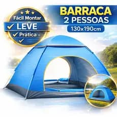 Barraca 2 Pessoas Camping Praia Trilhas Para Casal Leve Fácil Montar Iglu 130x190x100cm Chalesco
