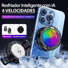 [100% Resfriamento] Resfriador Magnético para Celular Homming 2026 Dissipador de Calor Controle de Temperatura por AI