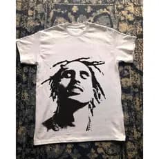Camiseta Matue Graphic Tees Branca Streetwear Camisa Unissex Aesthetic