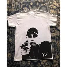 Camiseta Brocasito Branca Graphic Tees Streetwear Camisa Unissex Aesthetic
