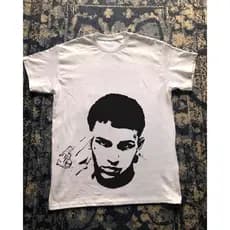 Camiseta Graphic Tees Brocasito Branca Streetwear Camisa Unissex Aesthetic