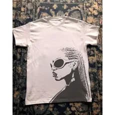 Camiseta Ebony Estampada Streetwear Graphic Tees Camisa 100% Algodão Aesthetic ENVIO IMEDIATO
