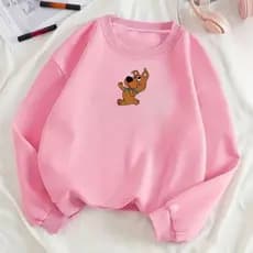 Moletom Casaco Unissex Blusa de Frio Estampas Minimalistas Em 100% Algodão Gola Careca