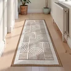 Passadeira Línea 0,50cm x1,40m em Tear Decorativo Cozinha Corredor