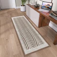 Tapete Passadeira Cozinha Beira Cama 1,40m x 0,50cm Axia Tear Jacquard