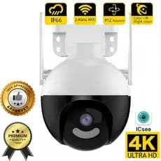 Câmera De Segurança Wi-fi Smart Camera 4k App Icsee A18