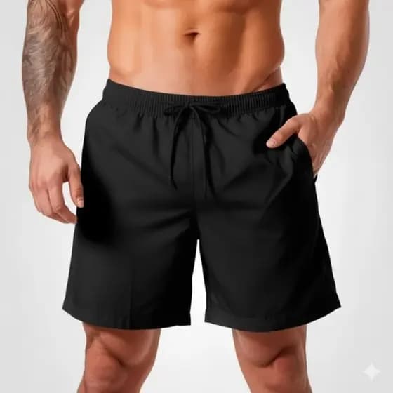 Short Elastano Masculino Dry fit Bermuda de Praia Piscina e Academia