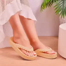 Sandália Feminina Trançada Plataforma Nuvem Confortável PROMOÇÃO -Envio Rapido.