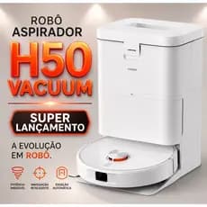 Robô Aspirador H50 10.000 PA Sucção Aspira e Passa Pano - LANÇAMENTO 2026