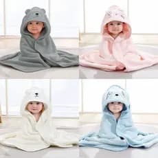 Toalha De Banho Bebê Capuz Infantil Recém Nascido Criança Bichinho Absorvente