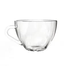Conjunto 3 Canecas de Vidro 250ml para Café Cappuccino Chá Transparente Resistente Alça Ergonômica Messina Qualidade Top