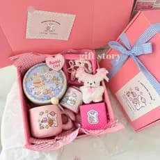 Coelho menina coração perfumado vela presente de aniversário menina namorada caixa de presente nicho Premium quarto frag